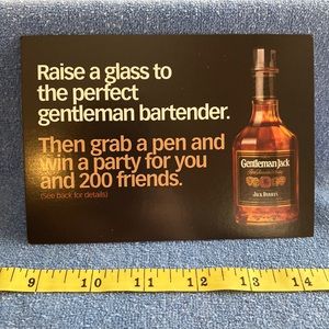 Jack Daniels Postcard GoCard Ad 2002